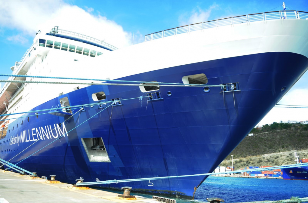Celebrity Millennium begonnen met cruises vanuit St. Maarten