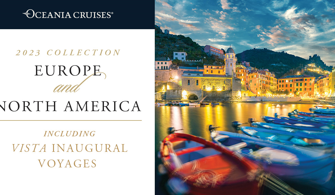 Uitnodiging voor webinar over nieuwe vaarprogramma 2023 van Oceania Cruises