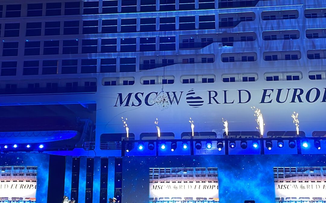 MSC World Europa gedoopt tijdens spectaculaire naamgevingsceremonie in Doha