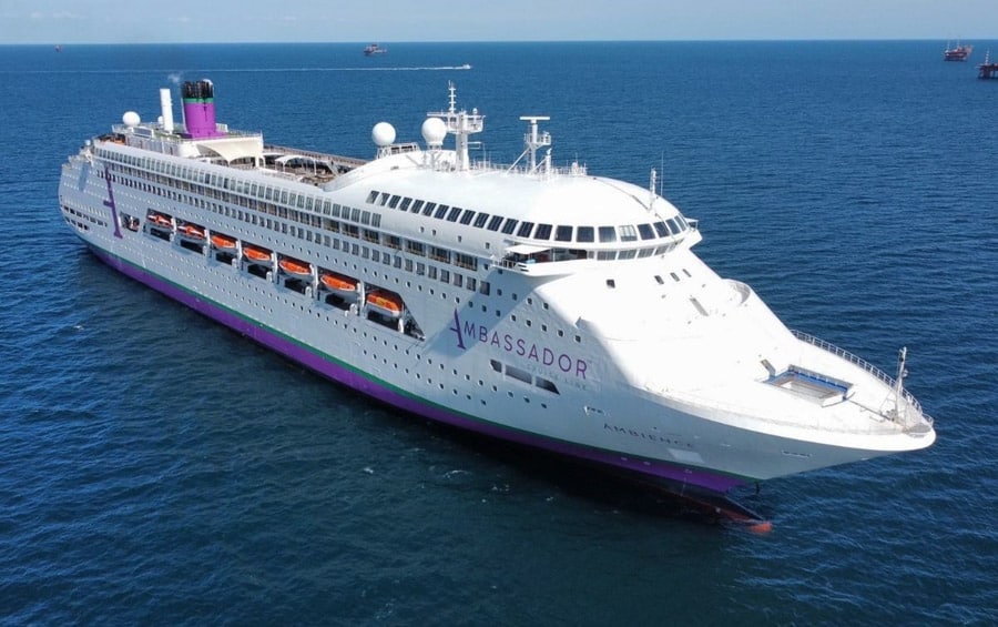 Ambassador Cruise Line voltooit reparaties aan Ambience